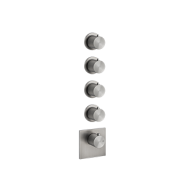 GESSI316 WELLNESS Partie extérieure Mitigeur thermostatique mural haut débit 4 sorties GESSI indépendantes GESSI SPA  - 2