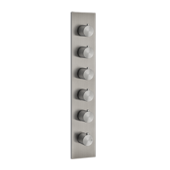 GESSI316 WELLNESS External part Wall mounted high flow thermostatic mixer 5 independent GESSI outlets GESSI SPA  - 2