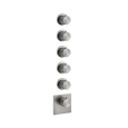 GESSI316 WELLNESS External part Wall mounted high flow thermostatic mixer 5 independent GESSI outlets GESSI SPA  - 2