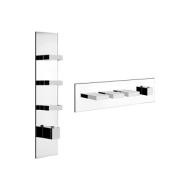 RETTANGOLO WELLNESS External part Wall mounted high flow thermostatic mixer 3 independent GESSI outlets GESSI SPA  - 2