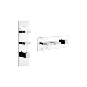 RETTANGOLO WELLNESS External part Wall mounted high flow thermostatic mixer 5 outputs single selection GESSI GESSI SPA  - 2