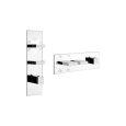 RETTANGOLO WELLNESS External part Wall mounted high flow thermostatic mixer 5 outputs single selection GESSI GESSI SPA  - 2