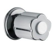 FLEUR NOIR Umsteller  5 Wege (2 Einträge 3 Ausgänge) Chrome  Bongio 12525-5 BONGIO RUBINETTERIE  - 1