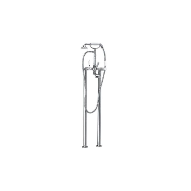 Kent 3 Wall mounted bathtube Set with pipes - Rubinetteria Zazzeri 5502 0450 A00  - 1