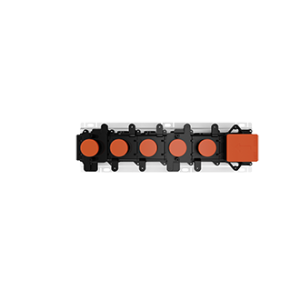 HI-FI Linear Built-in part for four-function thermostatic mixer, with 3/4 "GESSI connections GESSI SPA  - 1