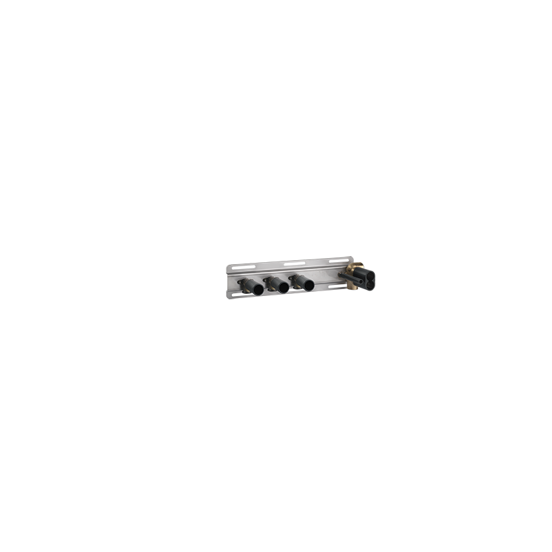 HI-FI Shelf Parte incasso per miscelatore termostatico a mensola a tre funzioni, con attacchi da 1/2" GESSI GESSI SPA  - 1