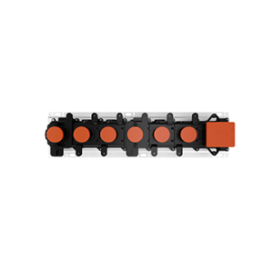 HI-FI Linear Einbauteil für Thermostatmischer mit fünf Funktionen, mit 3/4 "GESSI-Anschlüssen GESSI SPA  - 1