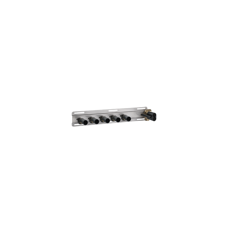 HI-FI Shelf Built-in part for five-function shelf thermostatic mixer, with 1/2 "GESSI connections GESSI SPA  - 1