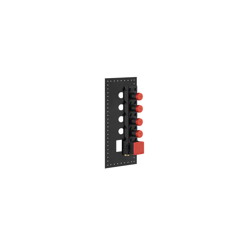 GESSI316 WELLNESS Partie encastrée Mitigeur thermostatique gros débit 4 sorties GESSI indépendantes GESSI SPA  - 1
