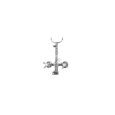 Kent Wall mounted bathtube Set without flexible pipe and hand shower - Rubinetteria Zazzeri 5500 0701 A00  - 1