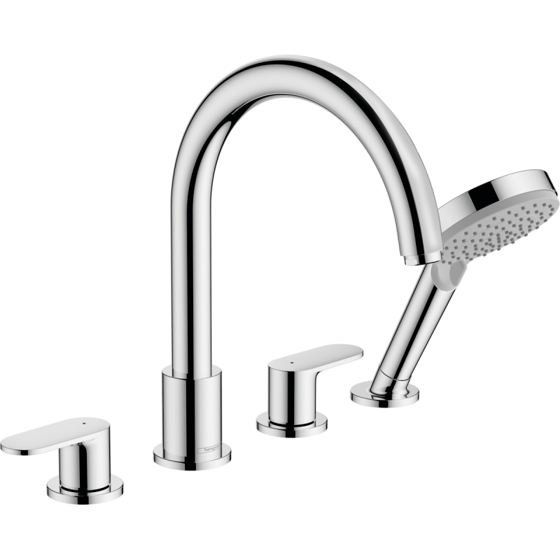 VERNIS BLEND Hansgrohe 4-hole rim mounted bath mixer HANSGROHE - 1