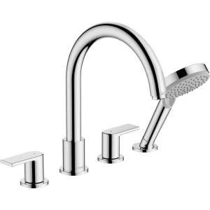VERNIS SHAPE Hansgrohe Mitigeur bain/douche 4 trous sur jante HANSGROHE - 1