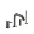 BATH316 Groupe bain 4 trous avec bec, inverseur, flexible 1,5m et douchette anti-calcaire GESSI GESSI SPA  - 2