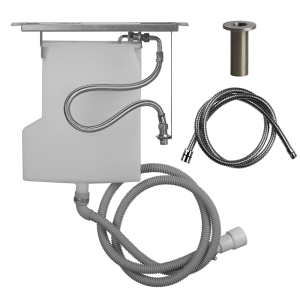 BATH316 Water recovery system for tub edge shower hose, installation on GESSI wall GESSI SPA  - 2