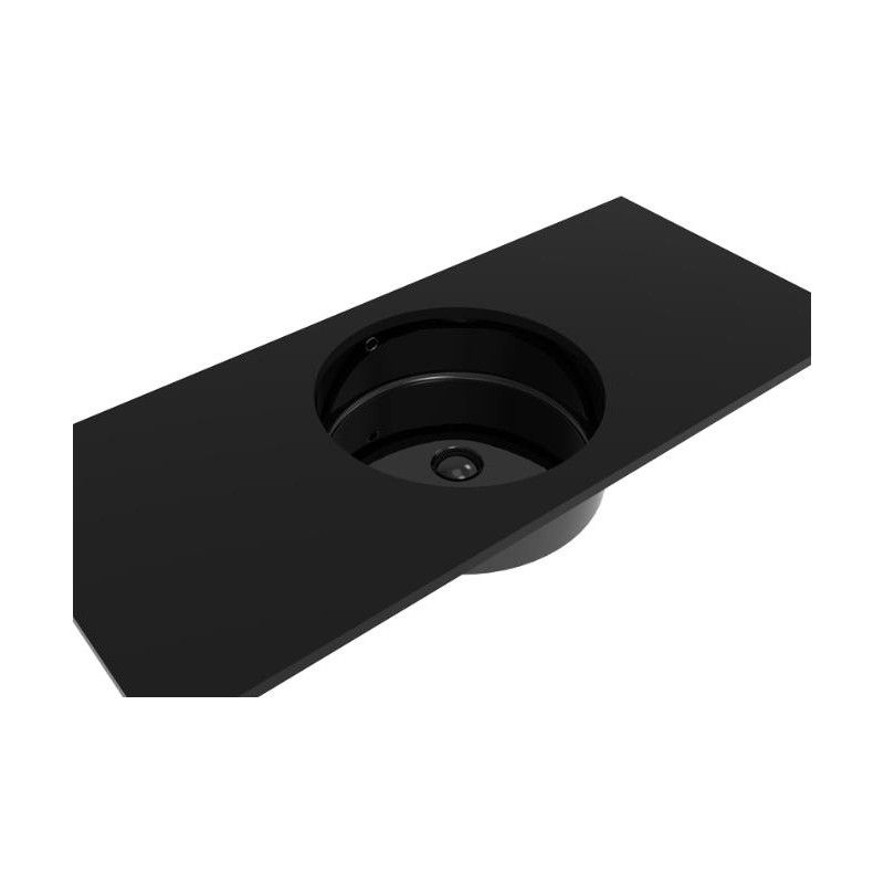 UNTERBAU 43 TWIN SET SCHWARZ    - Ceramica Flaminia 5057NER CERAMICA FLAMINIA - 1