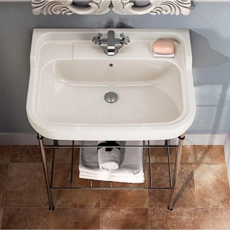 WASCHBECKEN  70 EFI LATTE  - Ceramica Flaminia 6006LAT CERAMICA FLAMINIA - 1