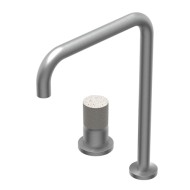 Diameter35 Cucina Inox brushed stainless steel kitchen mixer