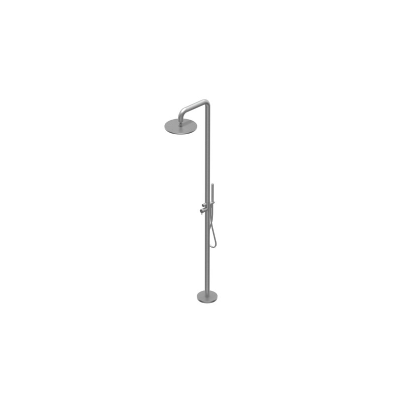 Diameter35 Inox Ritmonio floor standing shower column