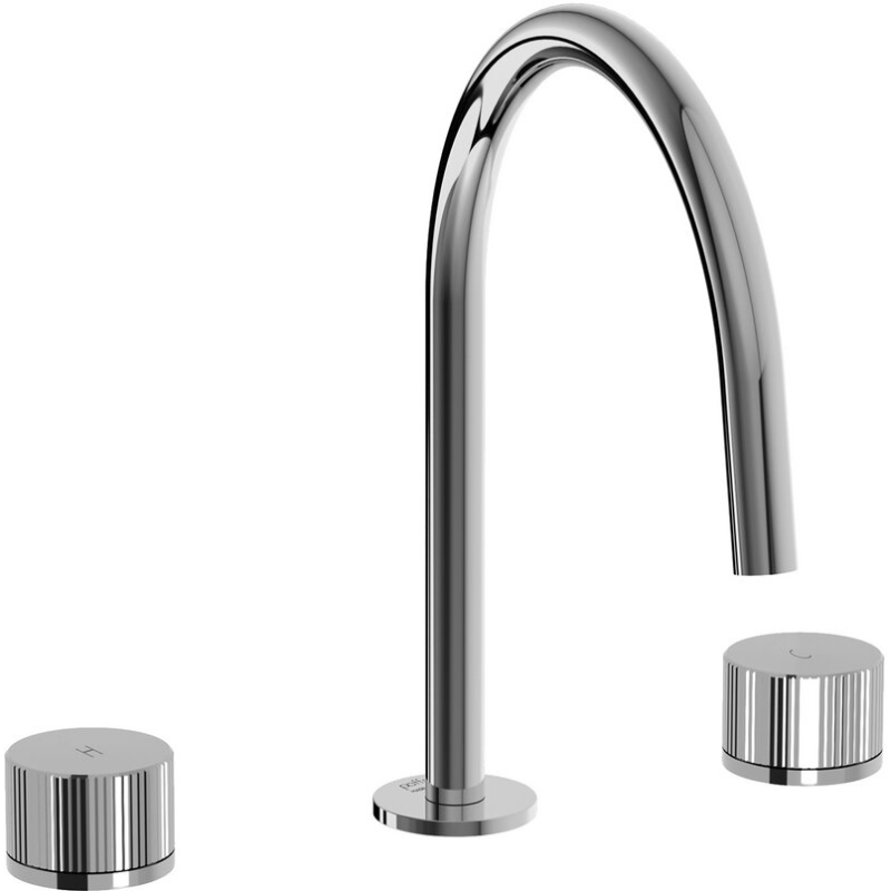 JO Ensemble 3 trous Lavabo avec bec fixe Chrome - Paffoni JO 053 CR RUBINETTERIA PAFFONI - 1