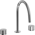 JO Ensemble 3 trous Lavabo avec bec fixe Chrome - Paffoni JO 053 CR RUBINETTERIA PAFFONI - 1