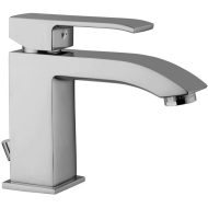 LEVEL Chrome Basin Mixer - Paffoni LES 075 CR RUBINETTERIA PAFFONI - 1