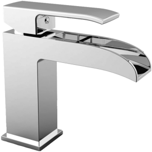 LEVEL Chrom-Wasserfall-Waschtischmischer - Paffoni LES 065 CR RUBINETTERIA PAFFONI - 1