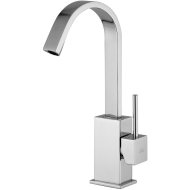 LEVEL Basin mixer with adjustable spout Chrome - Paffoni LES 877 CR RUBINETTERIA PAFFONI - 1
