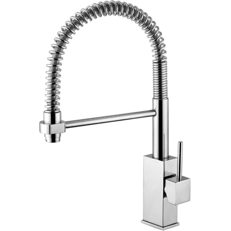 LEVEL Einloch-Spültischmischer mit verstellbarem Auslauf Chrom - Paffoni LEA 176 CR RUBINETTERIA PAFFONI - 1