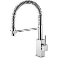 LEVEL Einloch-Spültischmischer mit verstellbarem Auslauf Chrom - Paffoni LEA 176 CR RUBINETTERIA PAFFONI - 1