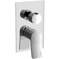 TILT Mitigeur de douche à encastrer (2 sorties) Chrome - Paffoni TI 018 CR RUBINETTERIA PAFFONI - 1