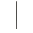 INCISO customizable height ceiling spout by Gessi
