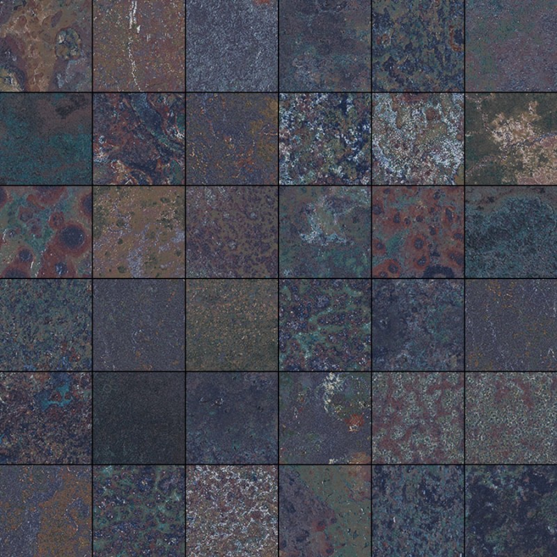 CORTEN SAPPHIRE NAT MOSAIC  5X5 29,75X29,75/ - APARICI APARICI CERAMICA - 1