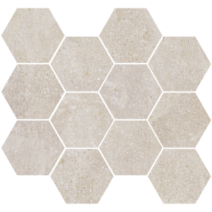 LITHOPS IVORY NAT MOSAIQUE HEX 30X28 - APARICI APARICI CERAMICA - 1