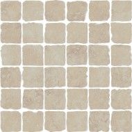 Pietra d'Assisi Mosaik 4,7x4,7 Beige Spaccatella Dekor 30x30 - CERDOMUS 67178 CERDOMUS - 1