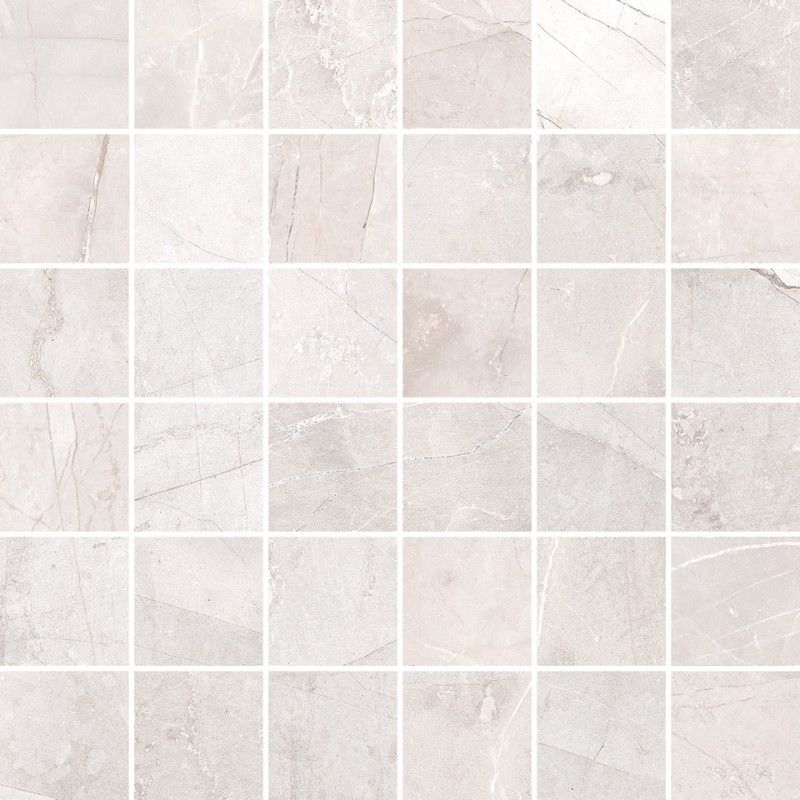 Pulpis Mosaic 4,7x4,7 Grigio Naturale Decor 30x30 - CERDOMUS 72617 CERDOMUS - 1