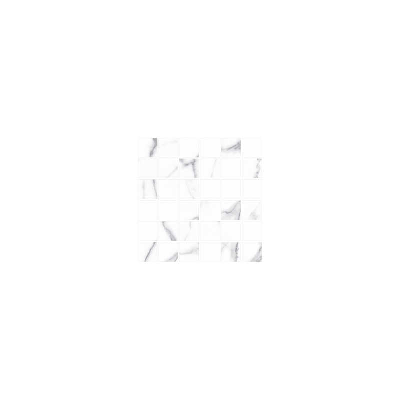 Statuario Bianco Mosaico 4,7x4,7 Bianco Levigato DECORI 30x30 - CERDOMUS 72800 CERDOMUS - 1