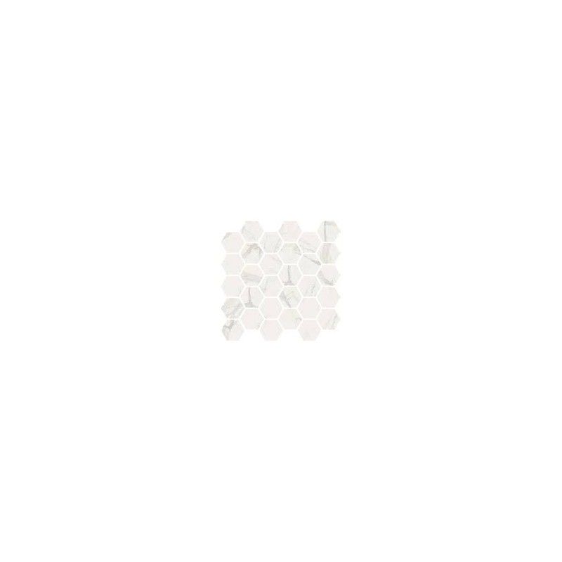 MARMOREA BIANCO STATUARIO MOSAICO ESAGONI LR Fioranese MM1MS3L FIORANESE CERAMICHE - 1