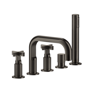 INCISO+ GESSI 5-hole rim bath group in premium finish
