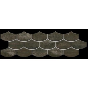 NANOCORTEN TITANIU LAPPE MOSAIQUE FLAKE 14,73X44,63 - Apavisa APAVISA - 1