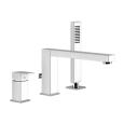 RETTANGOLO gruppo bordo vasca 3 fori GESSI - finiture multiple