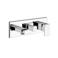 RETTANGOLO 2-way wall-mounted shower mixer by GESSI