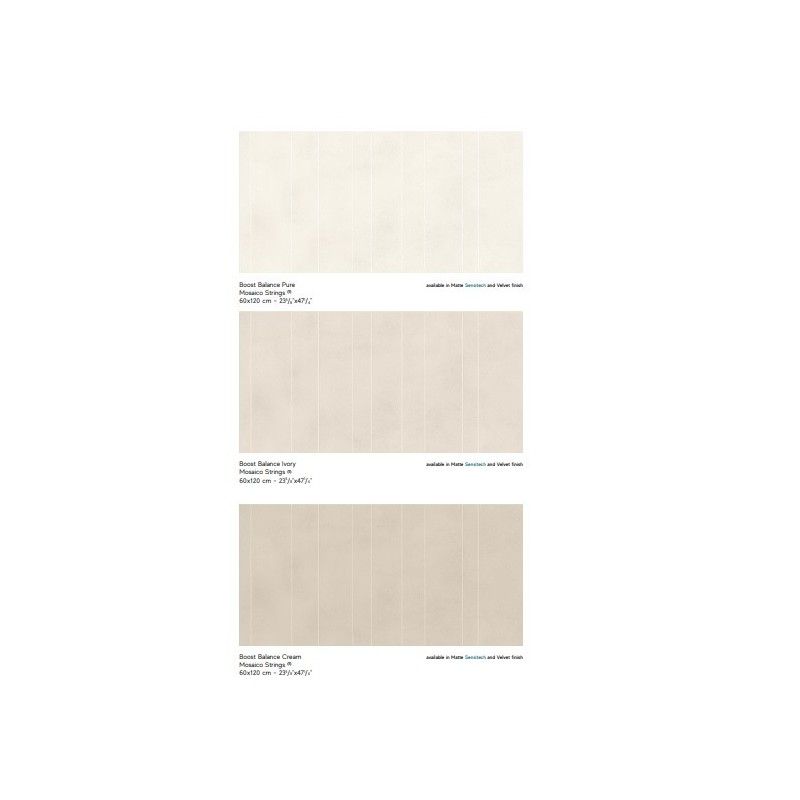 BOOST BALANCE CREAM STRINGS VELVET 60X120 - ATLAS CONCORDE AJ3J CERAMICHE ATLAS CONCORDE - 1