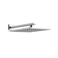 RETTANGOLO adjustable anti-limestone wall shower head by Gessi
