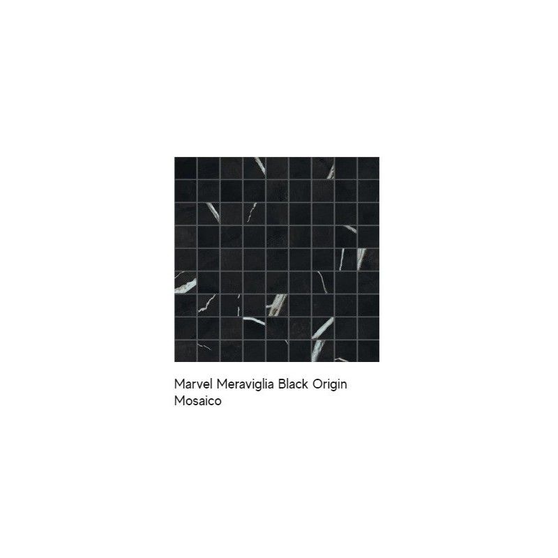MARVEL MERAVIGLIA BLACK ORIGIN MOSAIK 30X30 - ATLAS CONCORDE AJQC CERAMICHE ATLAS CONCORDE - 1