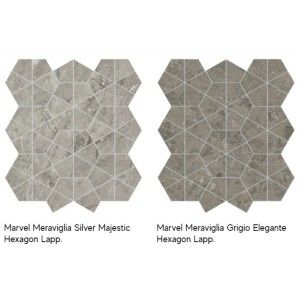 MARVEL MERAVIGLIA GRIGIO ELEGANTE HEXAGON RODEE 40,3X46,6 - ATLAS CONCORDE AJQ1 CERAMICHE ATLAS CONCORDE - 1