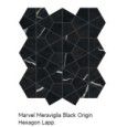 MARVEL MERAVIGLIA BLACK ORIGIN HEXAGON LAPPED 40,3X46,6 - ATLAS CONCORDE AJQ2 CERAMICHE ATLAS CONCORDE - 1