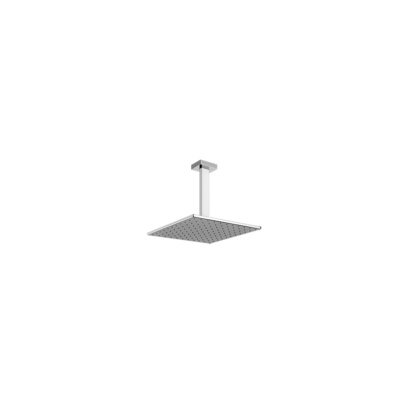 RETTANGOLO GESSI adjustable anti-limestone ceiling shower head
