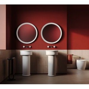 Aufsatz Waschbecken Glaenzed Weiss BRERA 43 h15 Artceram ARTCERAM - 4