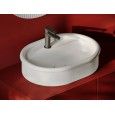 Countertop Washbasin White glossy BRERA 60x45 h15,5 Artceram ARTCERAM - 4