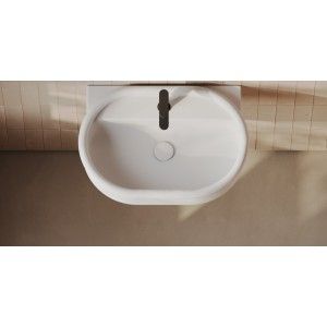 Glänzend weißes Wandwaschbecken BRERA 65x46 h18 Artceram ARTCERAM - 4